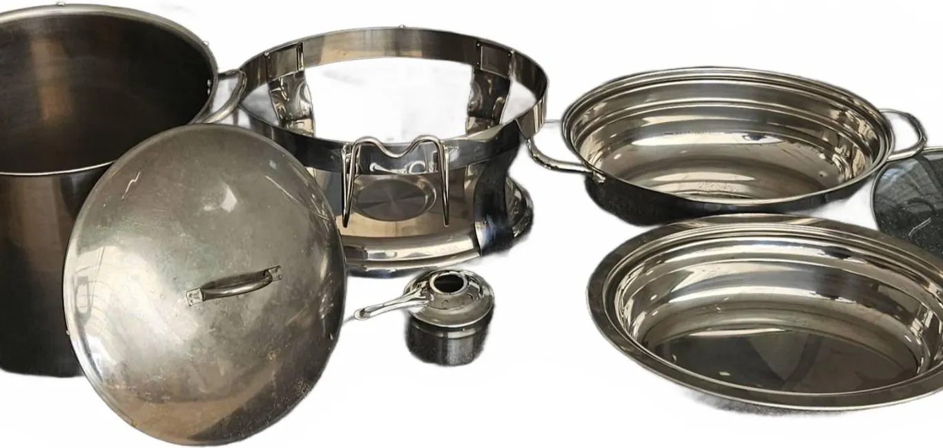 Stainless Steel Cookware and Chafing Dish Set