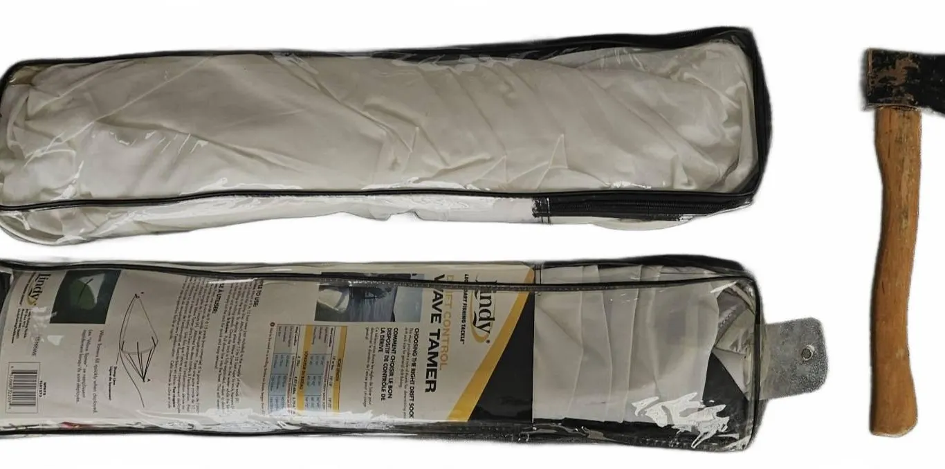 Lindy Wave Tamer Drift Socks (2) and Wooden Handle Axe