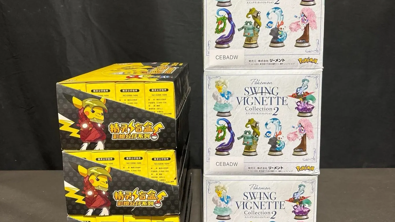 3 Bootleg Pokémon Pikachu Boxes (24 pcs Each)