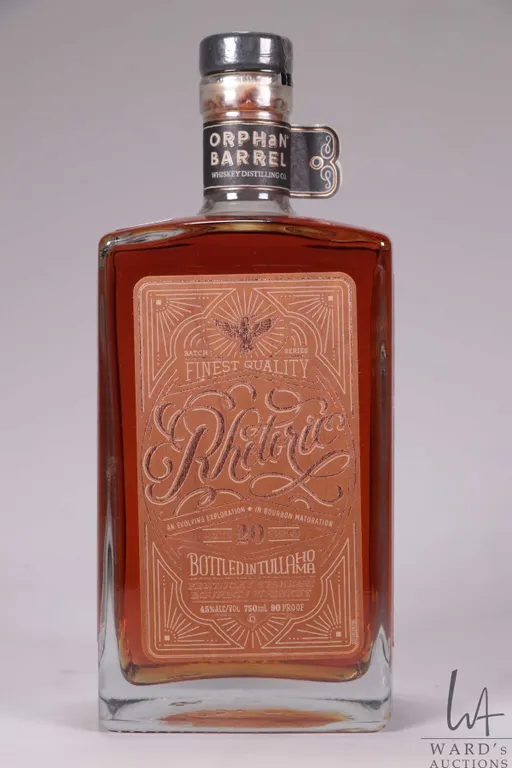 Orphan Barrel/ Rhetoric/ 20 Year Old/ Kentucky Straight Bourbon Whiskey/ 750ml/ 45% ABV Note: Alcoh
