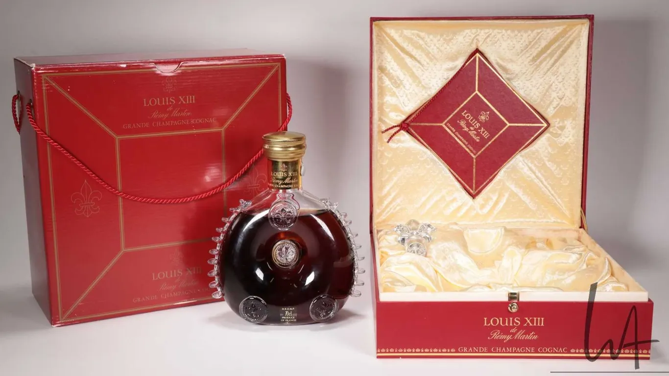 Remy Martin/ Louis XIII/ Grand Champagne /French Cognac/ Baccarat Cristal glass decanter and stopper