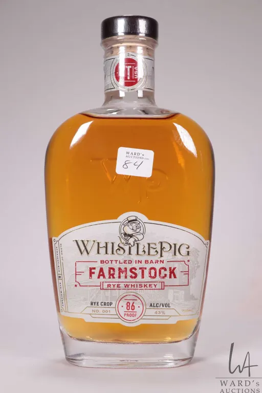 Whistlepig/ Farmstock/ Rye Whiskey/ 750ml/ 43% ABV Note: Alcohol cannot be insured by any courier i
