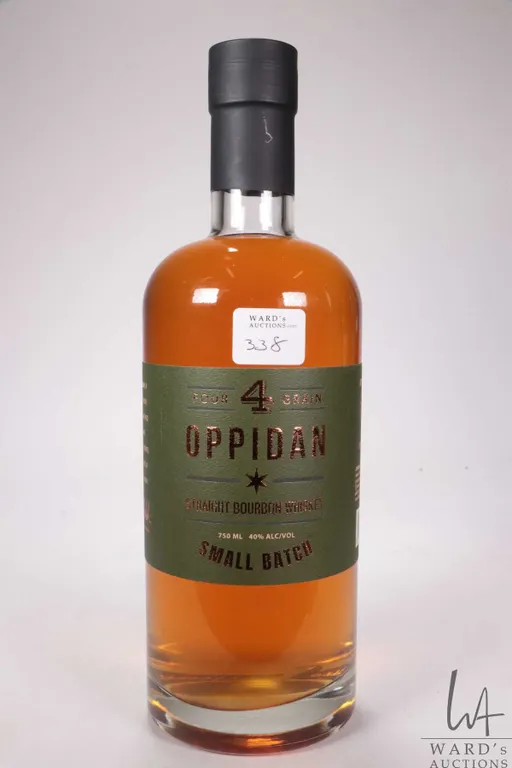 Oppidan/ Four Grain Small Batch/ Straight Bourbon Whiskey/ 750ml/ 40% ABV Note: Alcohol cannot be i