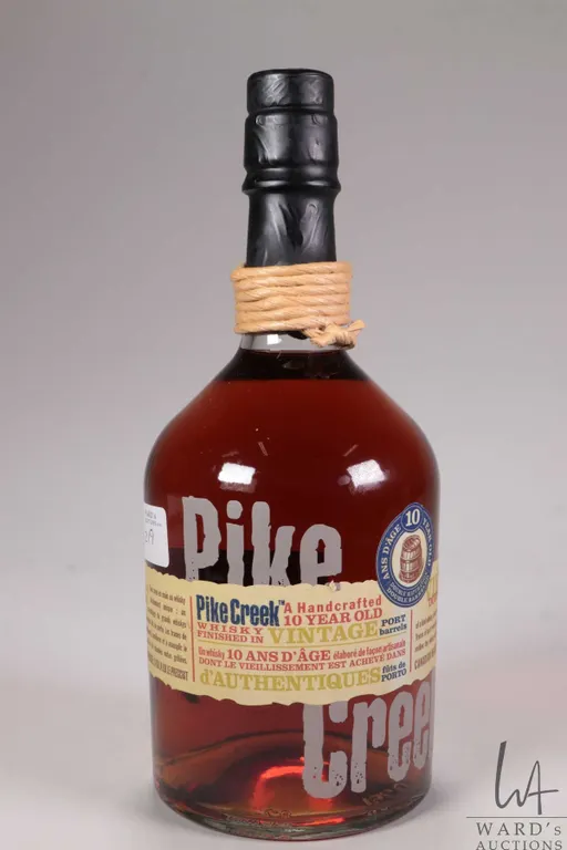 Pike Creek/ 10 Year Old/ Canadian Whisky/ 750ml/ 40% ABV Note: Alcohol cannot be insured by any cou