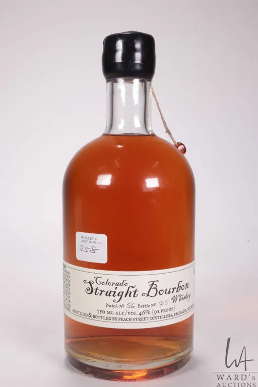 Colorado/ Straight Bourbon Whiskey/ Batch 56/ Bottle 715/ 750ml/ 46% ABV Note: Alcohol cannot be in