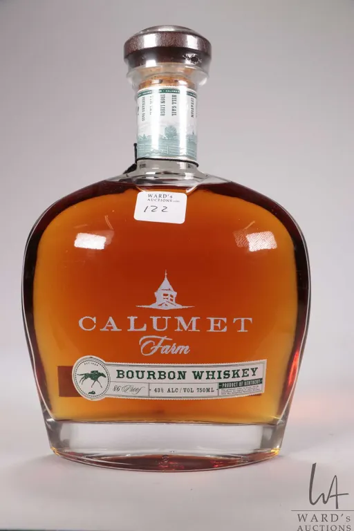 Calumet Farm/ Bourbon Whiskey/ 750ml/ 43% ABV Note: Alcohol cannot be insured by any courier in Cana