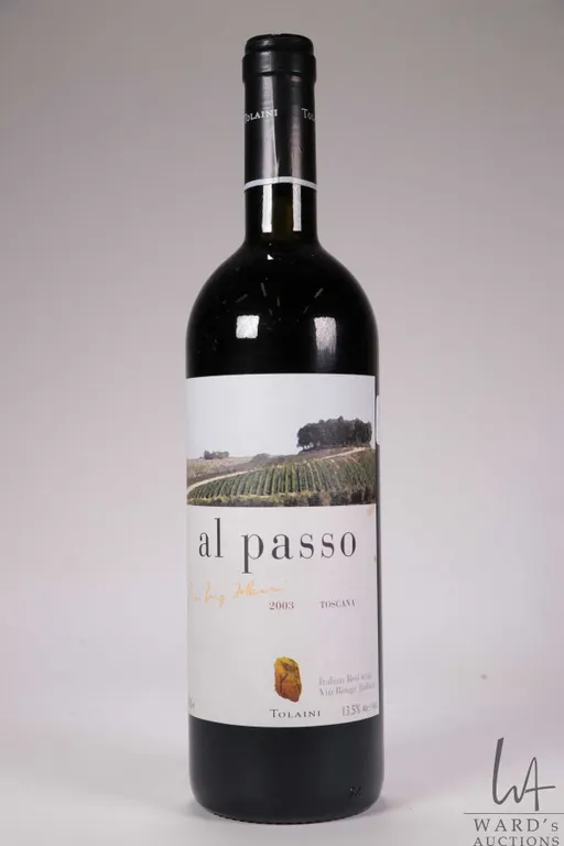 al passo/ 2003 Toscana/ Italian Red Wine/ 750ml/ 13.5% ABV Note: Alcohol cannot be insured by any c