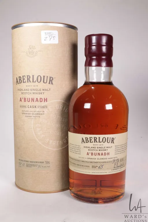 Aberlour Distillery/ A' Bunadh/ Highland Single Malt Scotch/ 750ml/ 59.5% ABV Note: Alcohol cannot