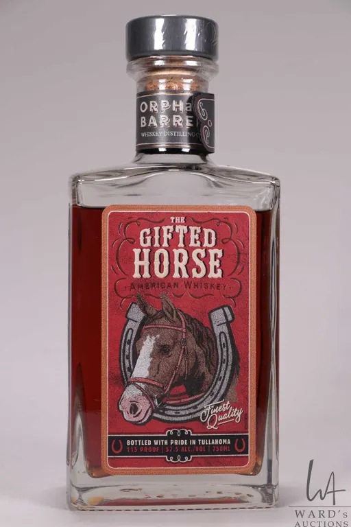 The Gifted Horse/ American Whiskey/ 750ml/ 57.5% ABV Note: Alcohol cannot be insured by any courier