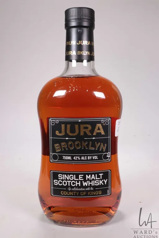 Jura/ Brooklyn/ Single Malt Scotch Whisky/ 750ml/ 42% ABV Note: Alcohol cannot be insured by any co