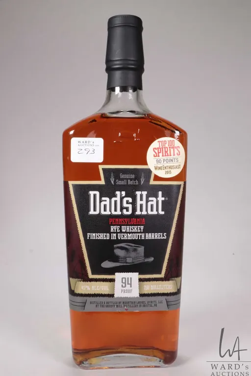 Dad's Hat/ Pennsylvania Rye Whiskey/ 750ml/ 47% ABV Note: Alcohol cannot be insured by any courier