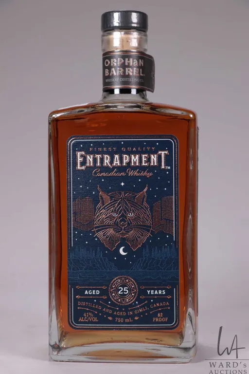 Orphan Barrel/ Entrapment/ 25 Year Old/ Canadian Whisky/ 750ml/ 41% ABV Note: Alcohol cannot be ins