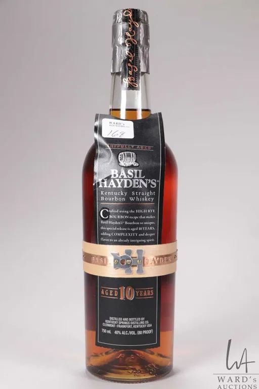 Basil Hayden's/ 10 Year Old/ Kentucky Straight Bourbon Whiskey/ 750ml/ 40% ABV Note: Alcohol cannot