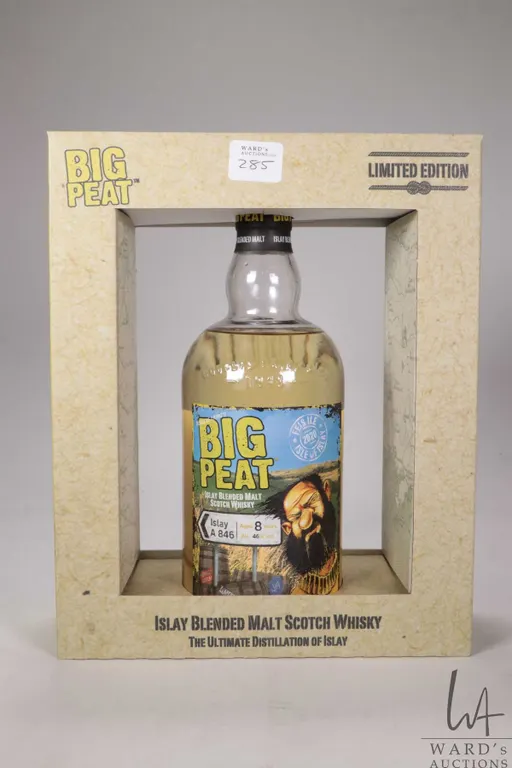 Big Peat/ 8 Year Old/ Islay Blended Malt Scotch Whisky/ Limited Edition 1 of 3,000 Bottle/ 700ml/ 46