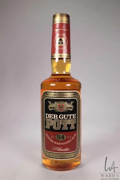 Der Gute Pott/ Echter Westindien Rum/ 700ml/ 54% ABV Note: Alcohol cannot be insured by any courier