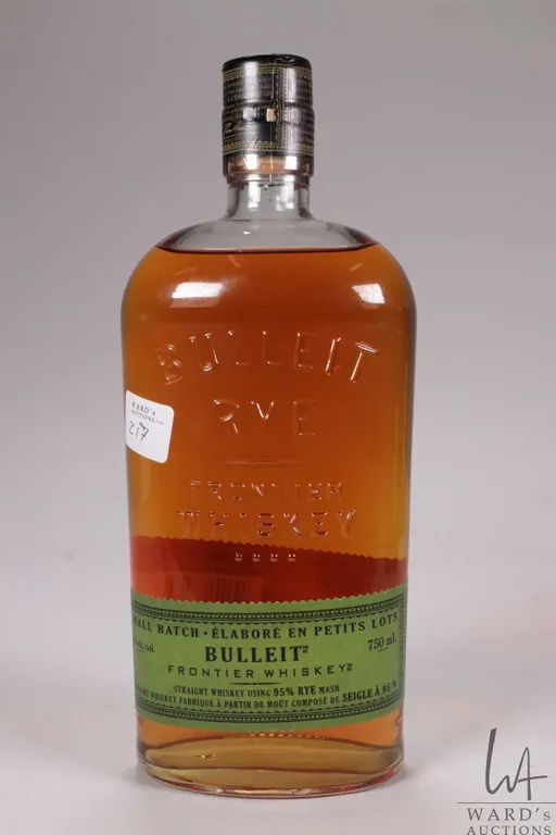 Bulleit Rye/ Frontier Rye Whiskey/ 750ml/ 45% ABV Note: Alcohol cannot be insured by any courier in