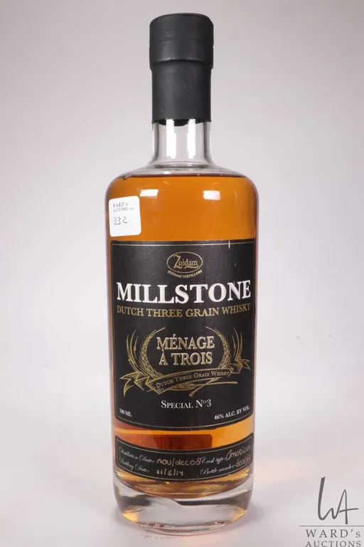 Millstone/ Dutch Three Grain Whisky/ Special No. 3/ Cask Type: American/ Bottle 600/360/ 700ml/ 46%