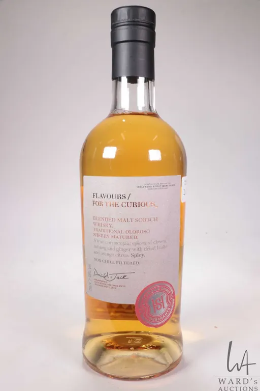Holyrood Spirit/ Flavours for the Curious/ Blended Malt Scotch Whisky. 700ml. 46% ABVNote: Alcohol c