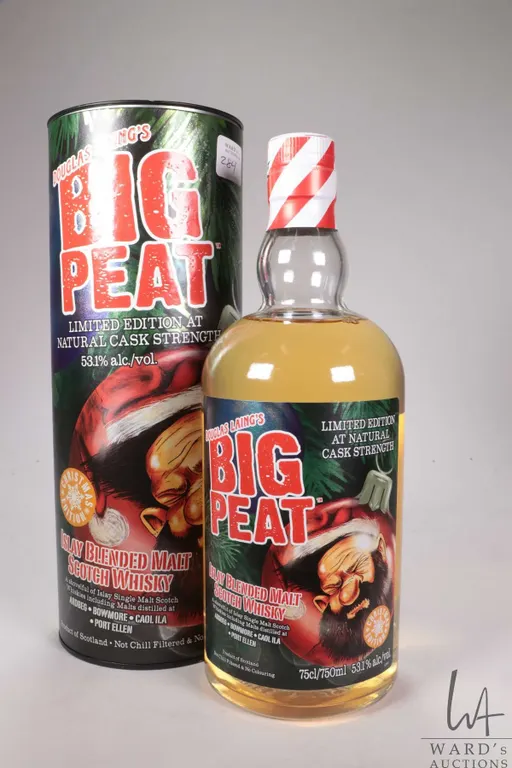 Douglas Laing's/ Big Peat/ Christmas Edition/ Islay Blended Malt Scotch Whisky/ 750ml/ 53.1% ABV No