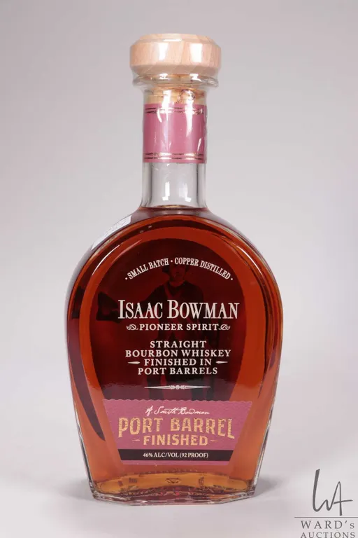 Isaac Bowman/ Straight Bourbon Whiskey/ 750ml/ 46% ABV Note: Alcohol cannot be insured by any couri