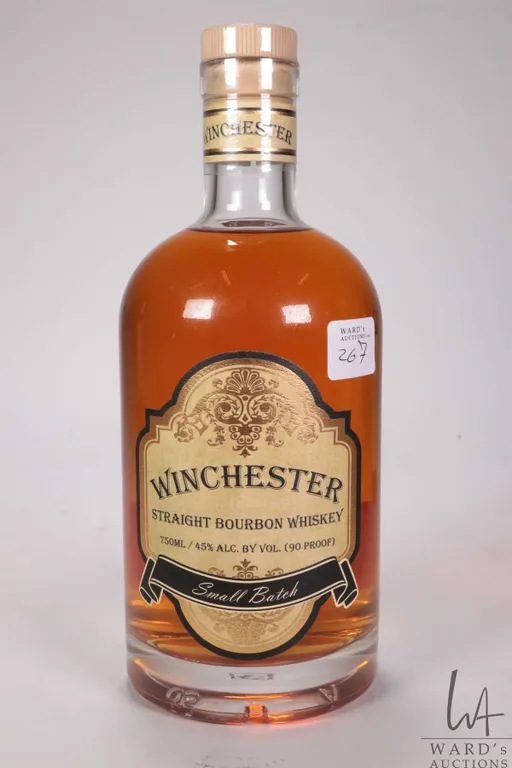 Winchester/ Small Batch/ Straight Bourbon Whiskey/ 750ml/ 45% ABV Note: Alcohol cannot be insured b