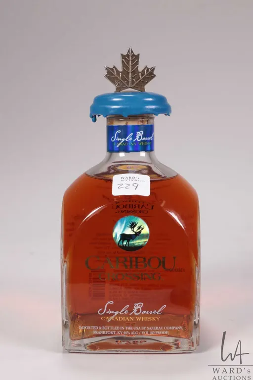 Caribou Crossing/ Single Barrel Canadian Whisky/ 750ml/ 40% ABV Note: Alcohol cannot be insured by