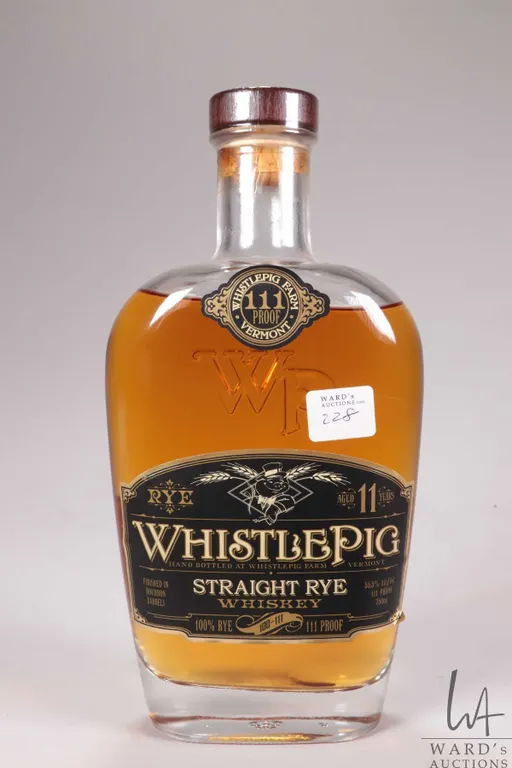 Whistlepig/ Straight Rye Whiskey/ 750ml/ 55.5% ABV Note: Alcohol cannot be insured by any courier in