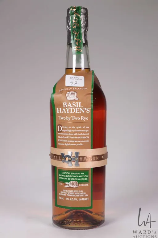 Basil Hayden's/ Two by Two / Kentucky Straight Rye Whiskies Blended with Kentucky Straight Bourbon W