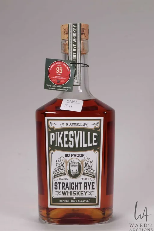 Pikesville/ Straight Rye Whisky/ 750ml/ 55% ABV Note: Alcohol cannot be insured by any courier in C