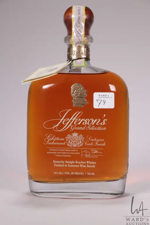 Jefferson's Grand Selection/ Kentuck Straight Bourbon Whiskey/ 750ml/ 45% ABVNote: Alcohol cannot be