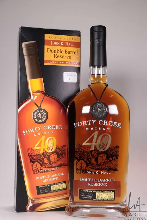 Forty Creek/ Double Barrel Reserve/ Canadian Whisky/ Lot 255 Bottle No.08726/ 750ml/ 40% ABV Note: