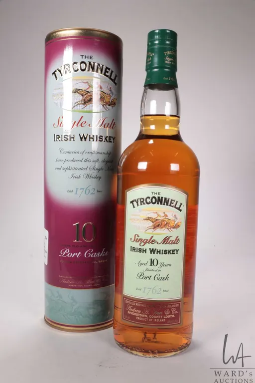 The Tyroconnell/ Single Malt Irish Whiskey 10 Year Old/ 750ml/ 46% ABV Note: Alcohol cannot be insu