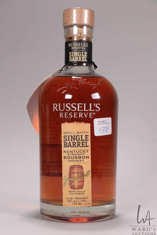 Russell's Reserve/ Small Batch Single Barrel/ Kentucky Straight Bourbon Whiskey/ 750ml/ 55% ABV Not