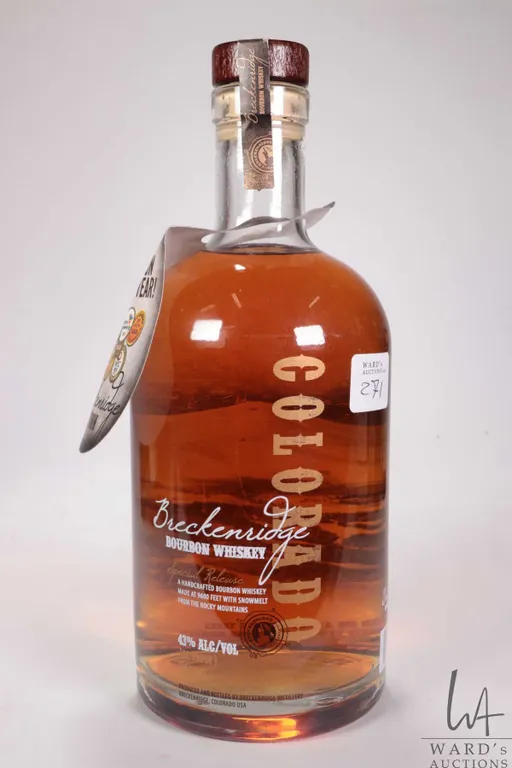 Breckenridge Colorado/ Bourbon Whiskey/ 750ml/ 43% ABV Note: Alcohol cannot be insured by any couri