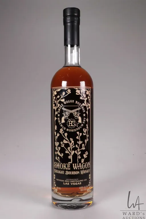Nevada H&C Distilling Co./ Smoke Wagon/ Straight Bourbon Whiskey/ 750ml/ 46.25% ABV Note: Alcohol c