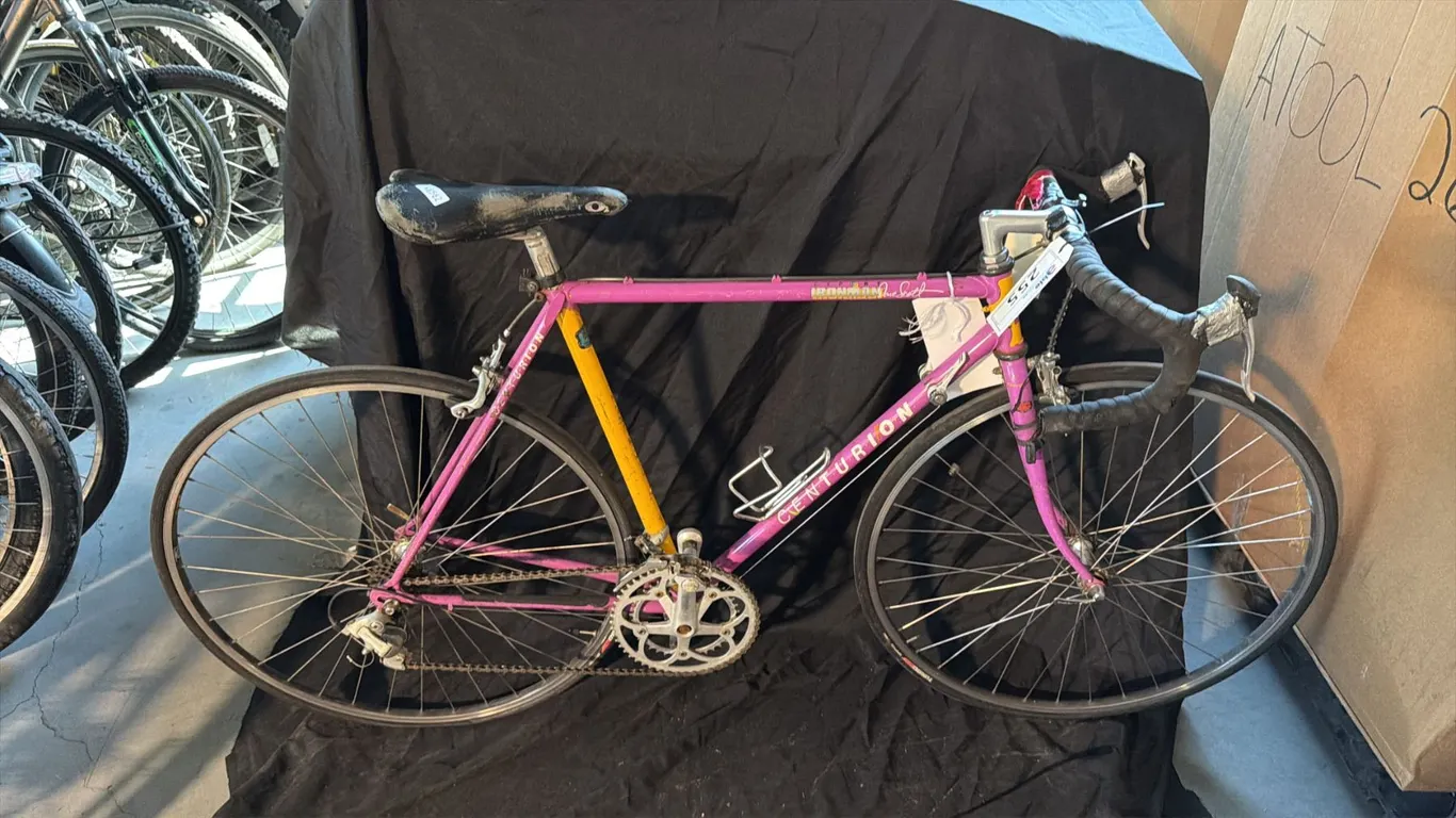 CENTURION DAVE SCOTT IRONMAN EXPERT 14 SPEED PURPLE/YELLOW ROAD BICYCLE
