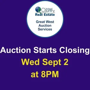 Auction begins to close Wednesday, September 2,