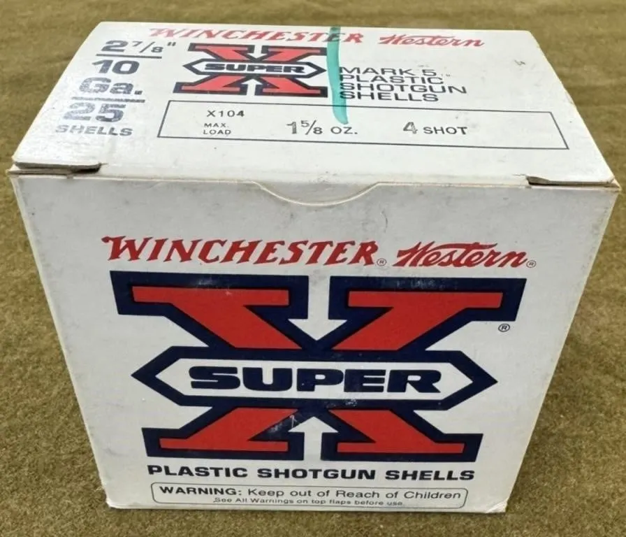 25 rnds Winchester 10 ga 2 7/8" Shotshells