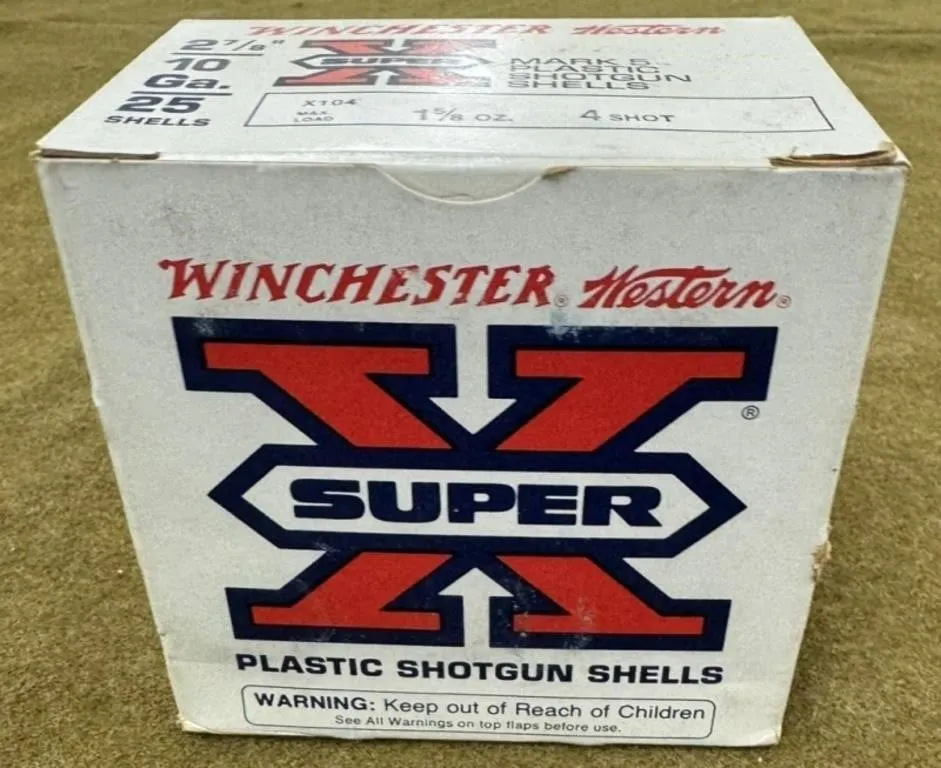 25 rnds Winchester 10 ga 2 7/8" Shotshells
