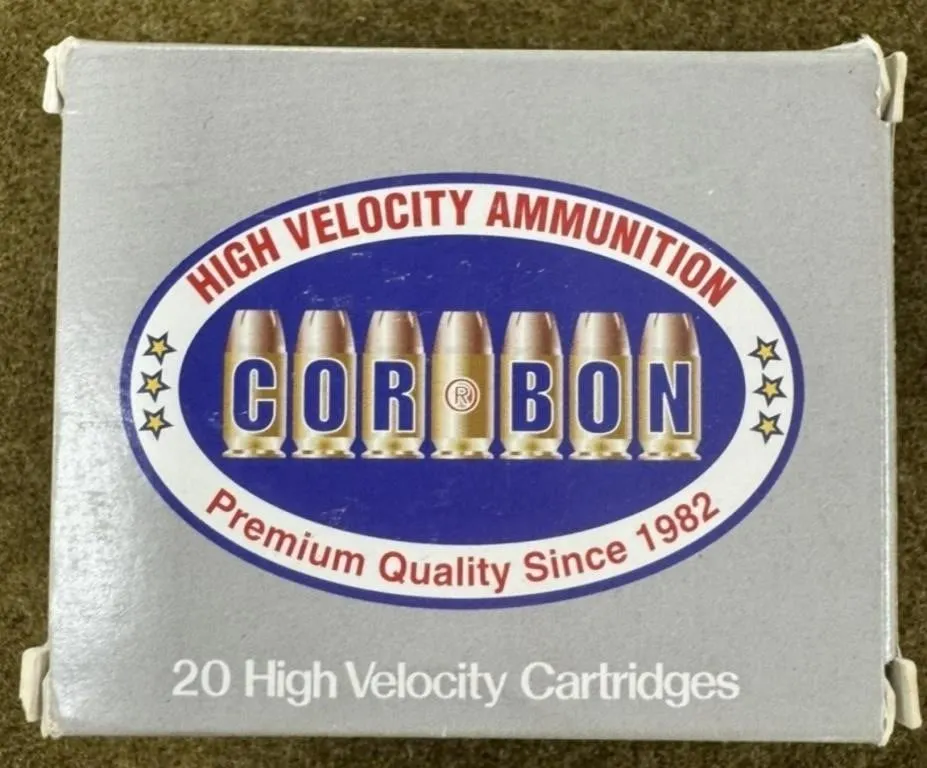 20 rnds Cor Bon .44 Mag Ammo