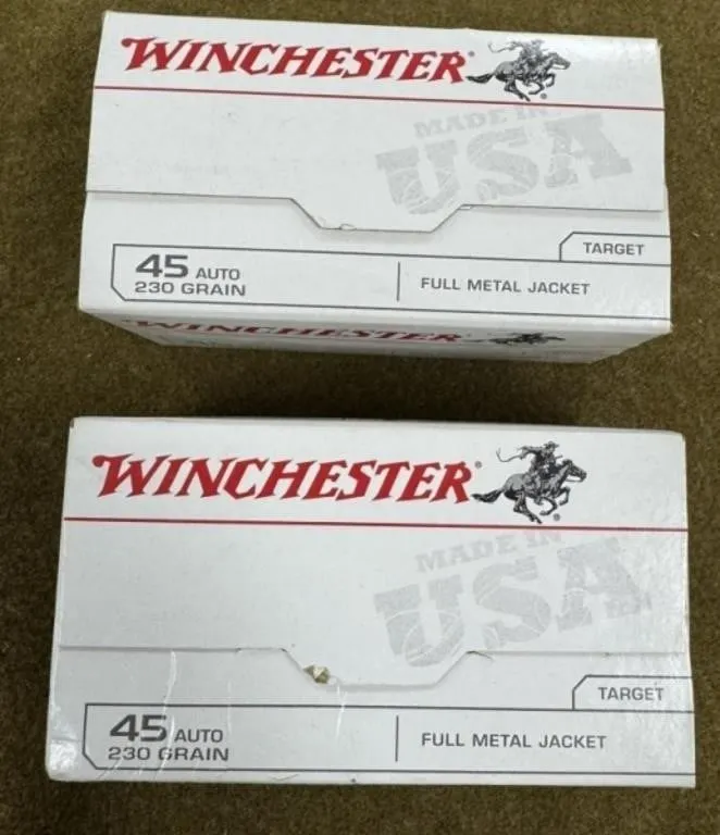 200 rnds Winchester .45 Auto Ammo