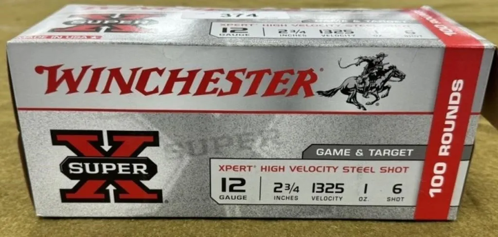 100 rnds Winchester 12 ga Shotshells