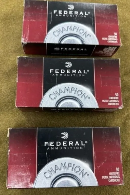 150 rnds Federal .45 Auto Ammo