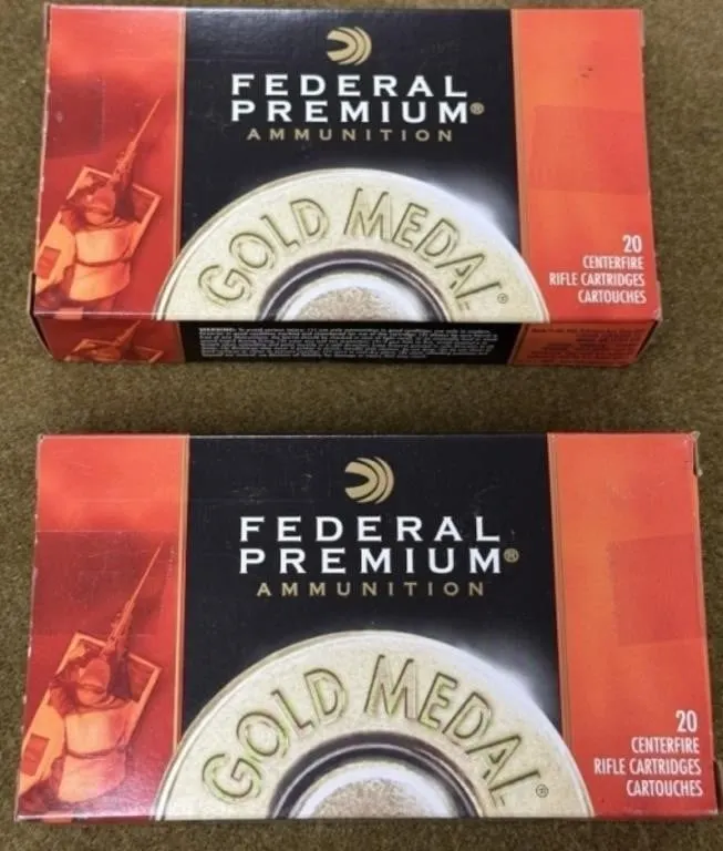 40 rnds Federal Match .308 Ammo
