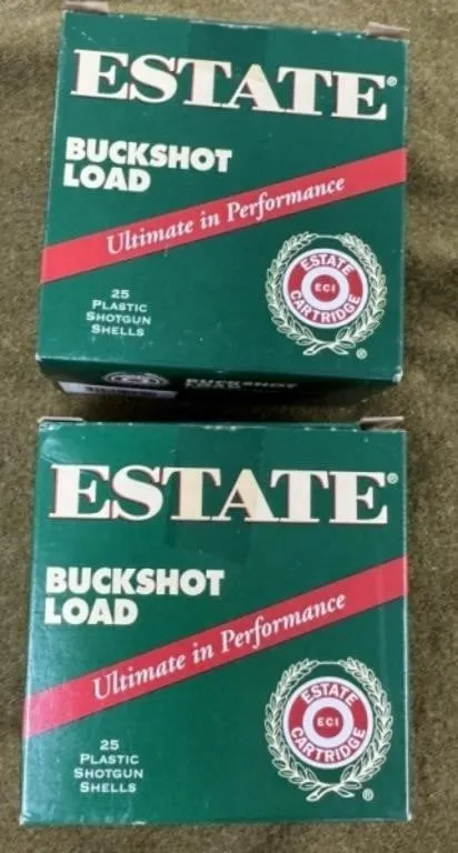 50 rnds Estate 12 ga 00 Buck Shotshells