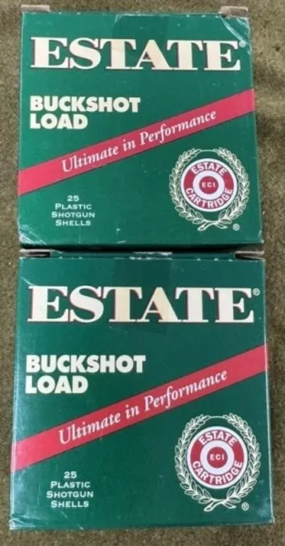 50 rnds Estate 12 ga 00 Buck Shotshells