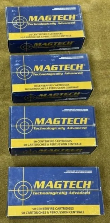 200 rnds Mag Tech .45 Auto Ammo