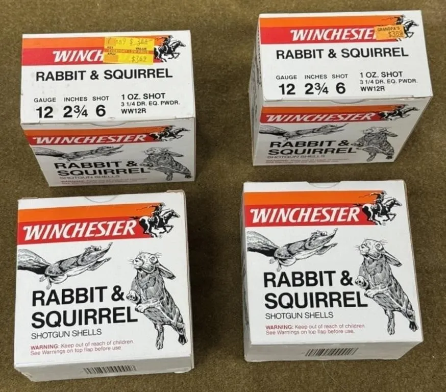 100 rnds Winchester 12 ga Shotshells