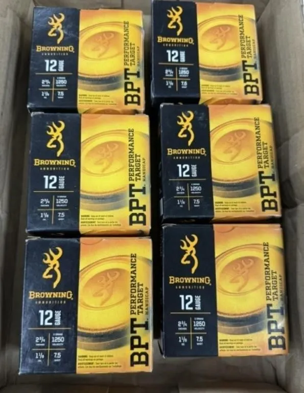 150 rnds Browning 12 ga Shotshells