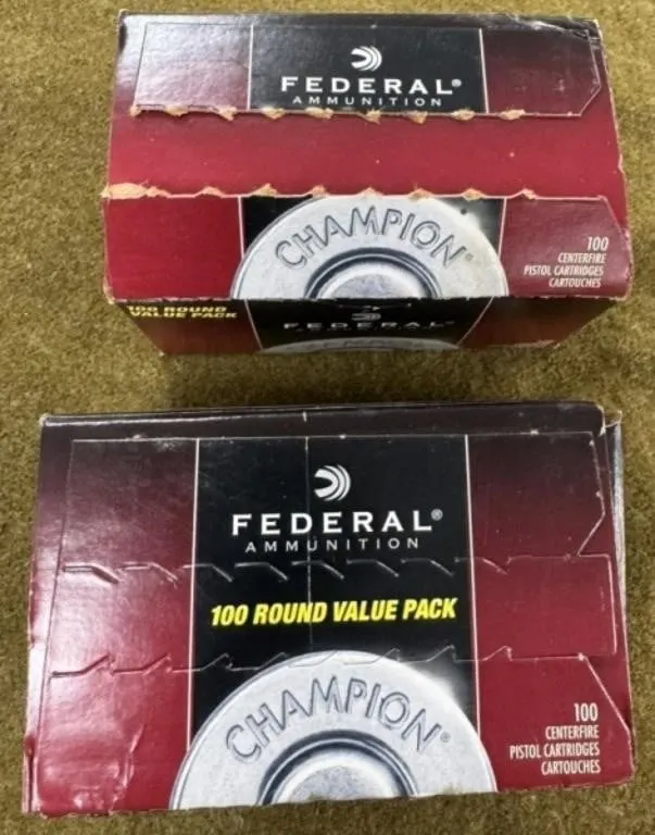 200 rnds Federal 9mm Ammo